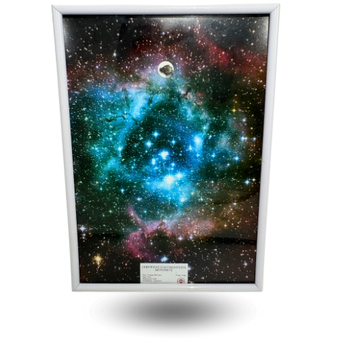 rosetón nebulosa marco campo del cielo meteorito