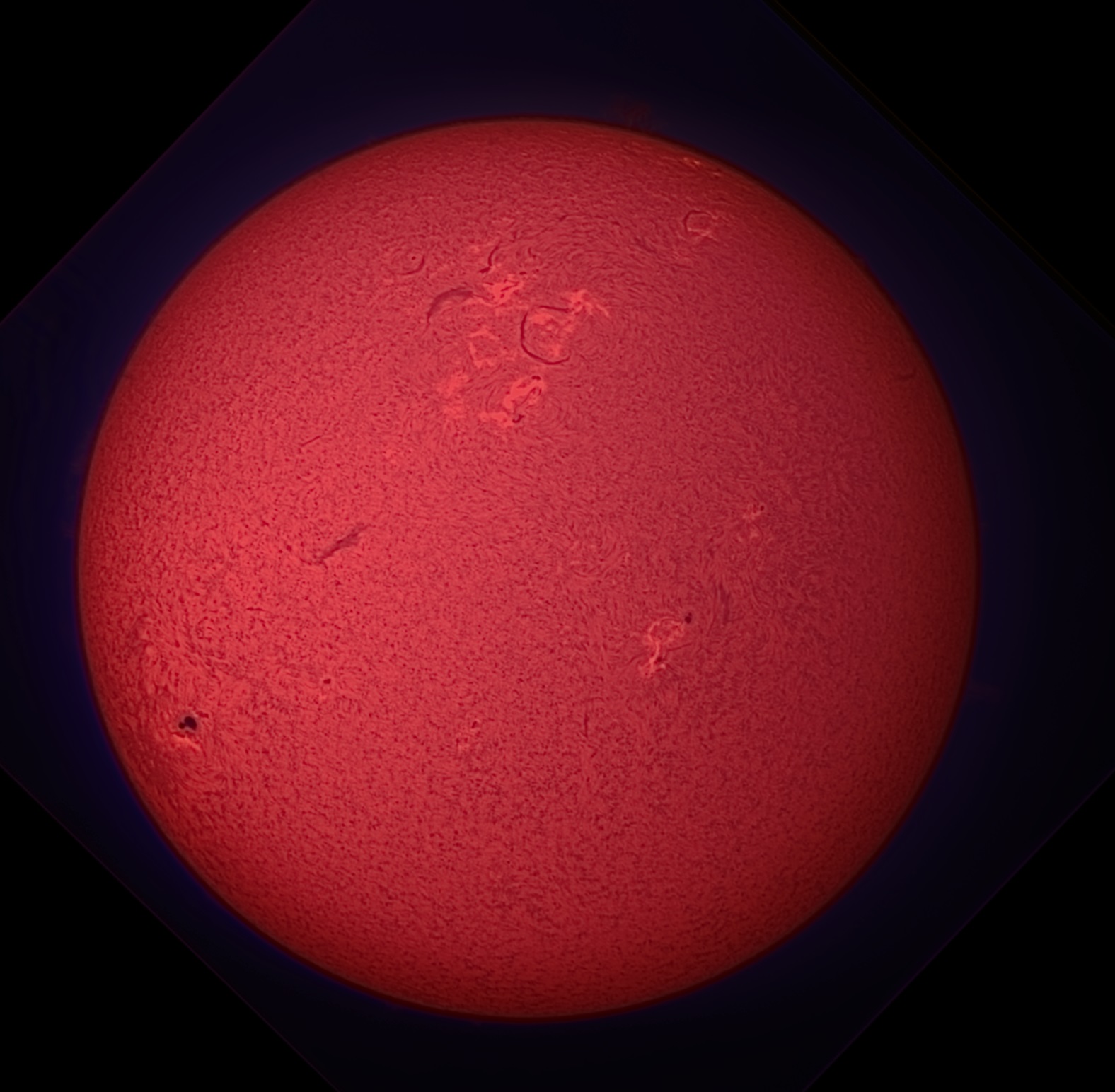 sol rojo