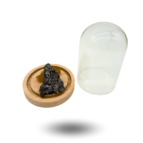 PRODUCTO METEORITOS CAMPO DEL CIELO CRISTAL LIBYQUE CAMPANA DE CRISTAL