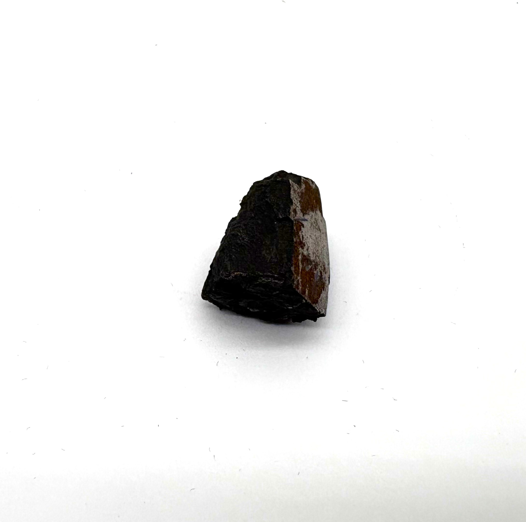 Rebanada de meteorito de Saint-Aubin - foto de un raro ejemplar francés
