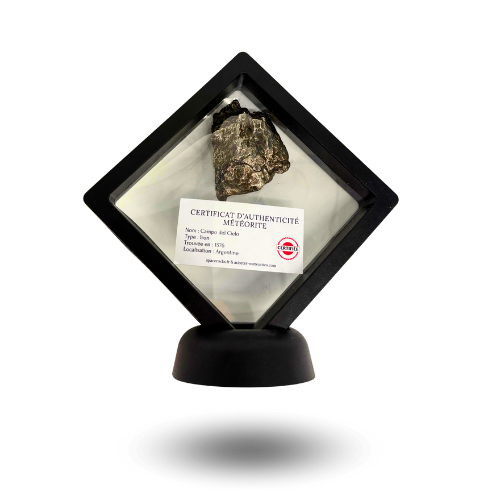 decoración fragmento meteorito campo del cielo