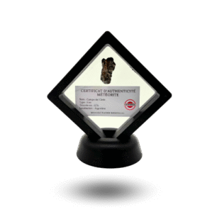 météorite campo del cielo boîte présentation certificat d'authenticité