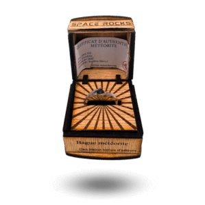 bague nwa meteorite écrin bois