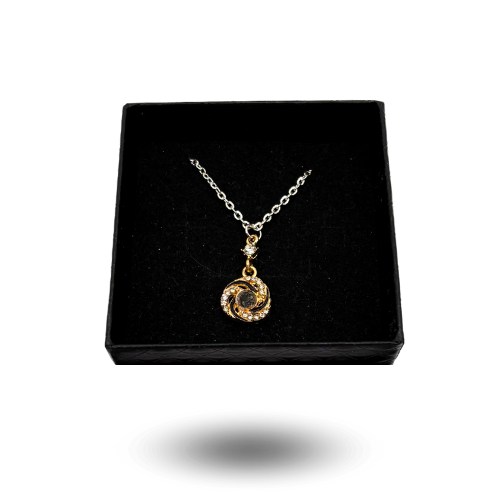collar meteorito nwa oro circonitas