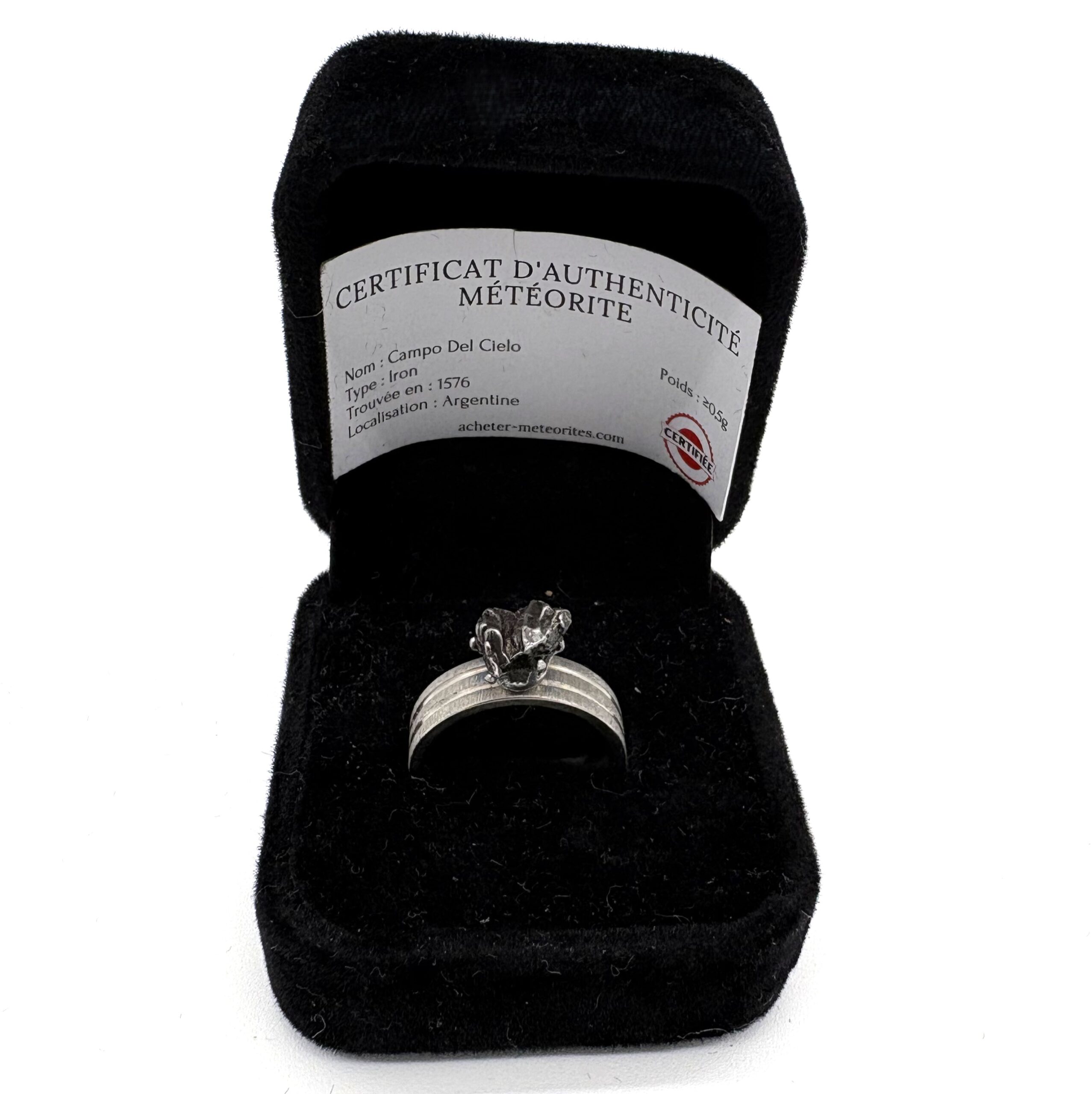 Anillo de diseño moderno con Campo del Cielo