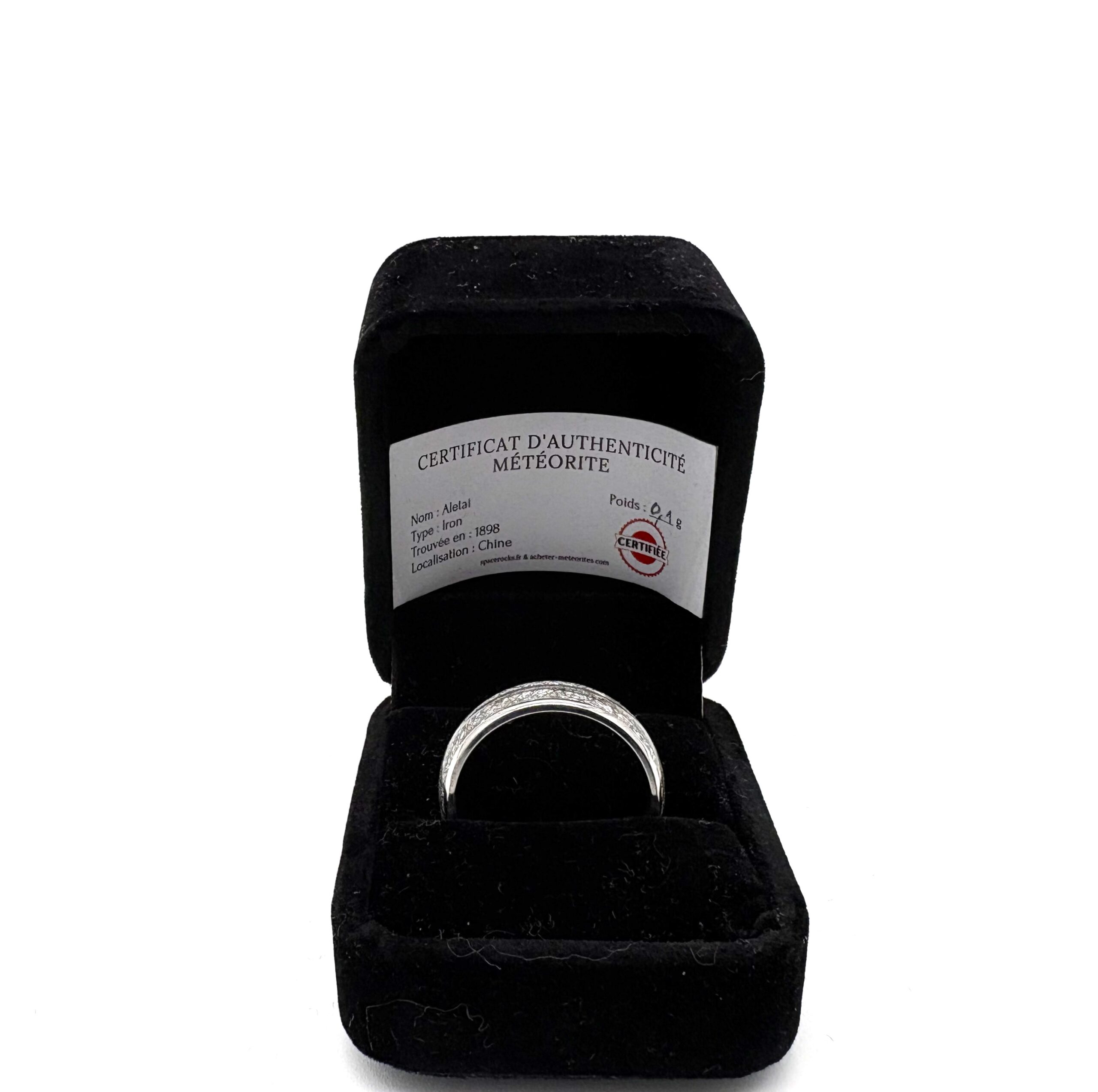 anillo de meteorito