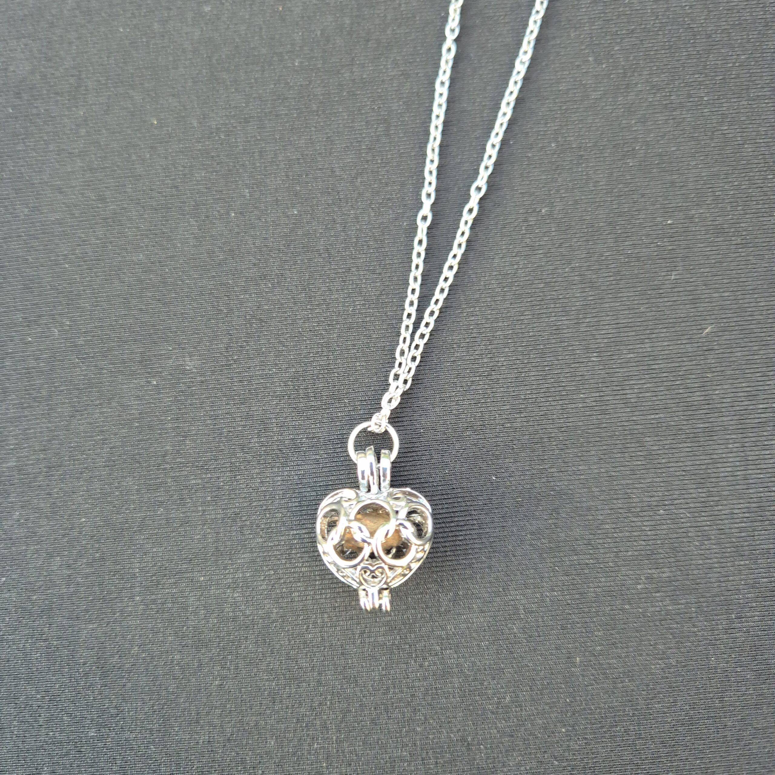 collar de meteorito de plata