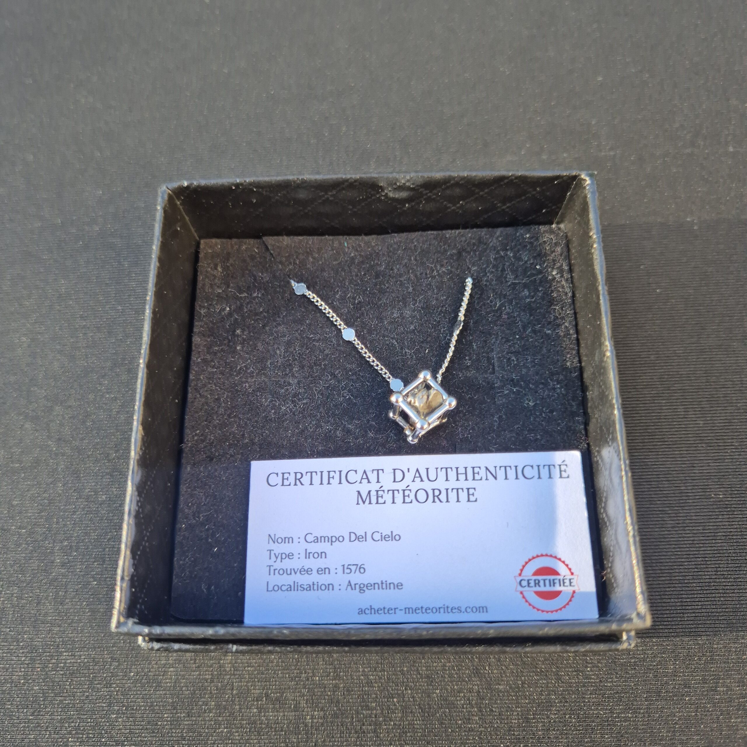 pendentif argenté