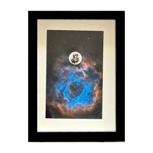 decoración astronomía meteorito