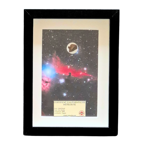 foto de nebulosa enmarcada