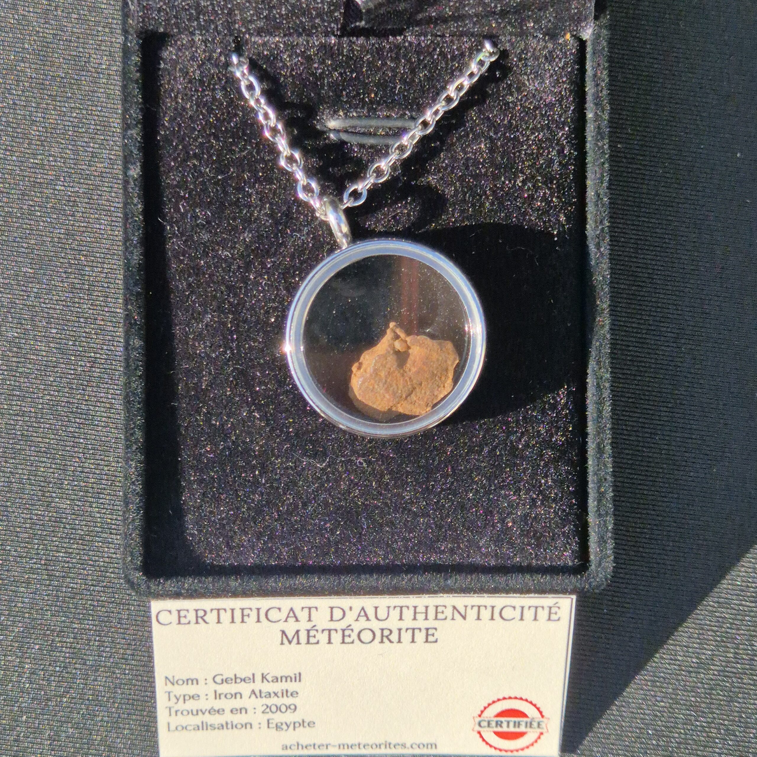 Colgante de piedra natural en bruto Gebel Kamil